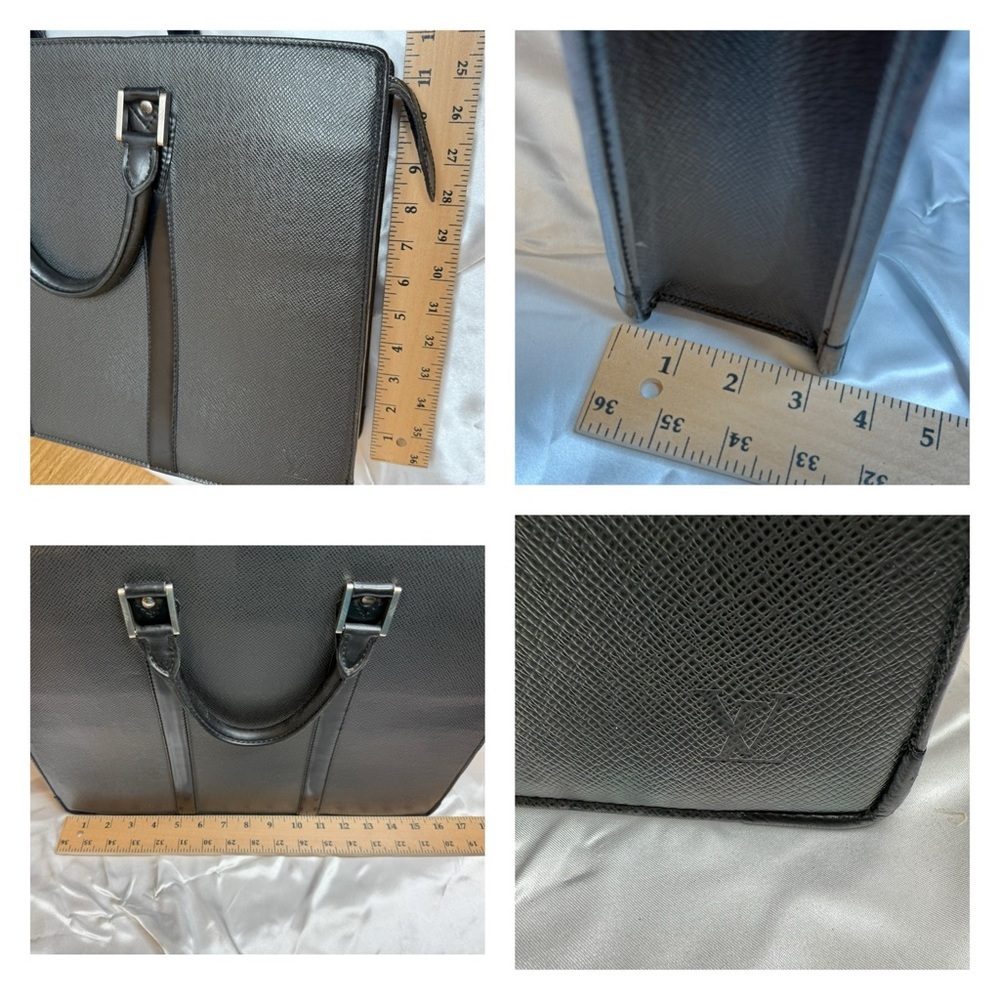 Louis Vuitton Black Tiaga Leather Briefcase - Picture 6 of 15